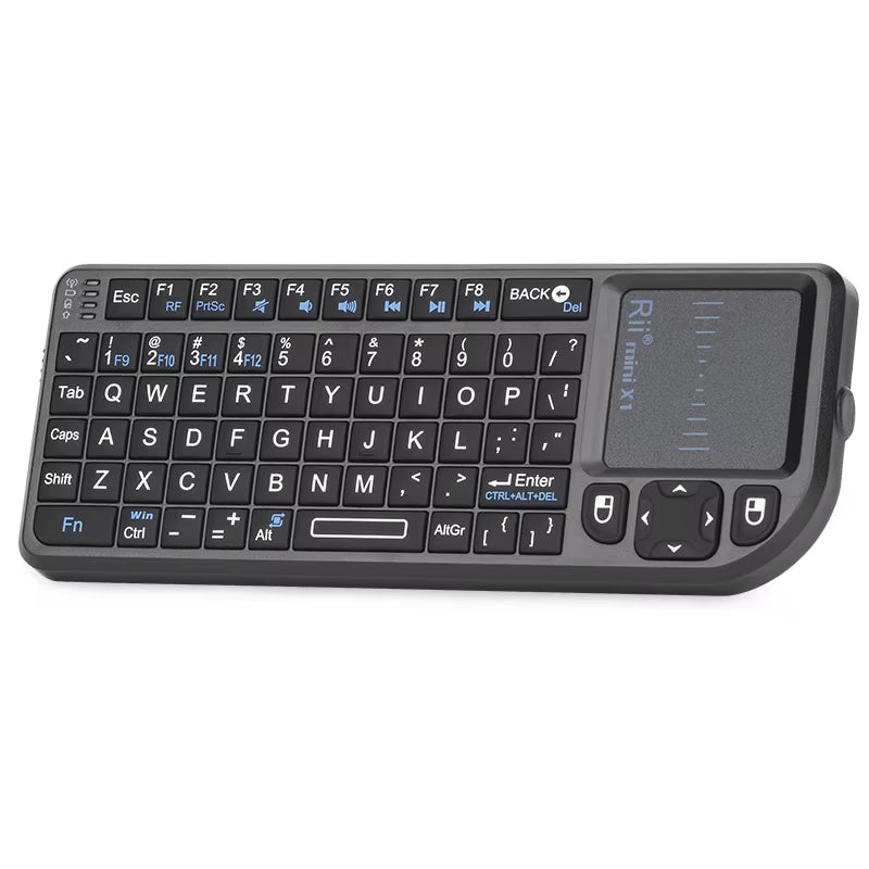 X1 2.4Ghz Mini Wireless Keyboard English/Es/Fr Keyboards with Touchpad for Android TV Box/Pc/Laptop