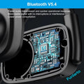 Wireless Headset with Noise Cancelling Microphone Open Ear Bluetooth Headset Bluetooth V5.4 Headphones with Mic Mute for Driver
