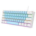 2026 New Mini 60 Gaming Keyboard, RGB Backlit 61 Key Ultra-Compact Keyboard, Ergonomic Waterproof Mechanical Feeling Office