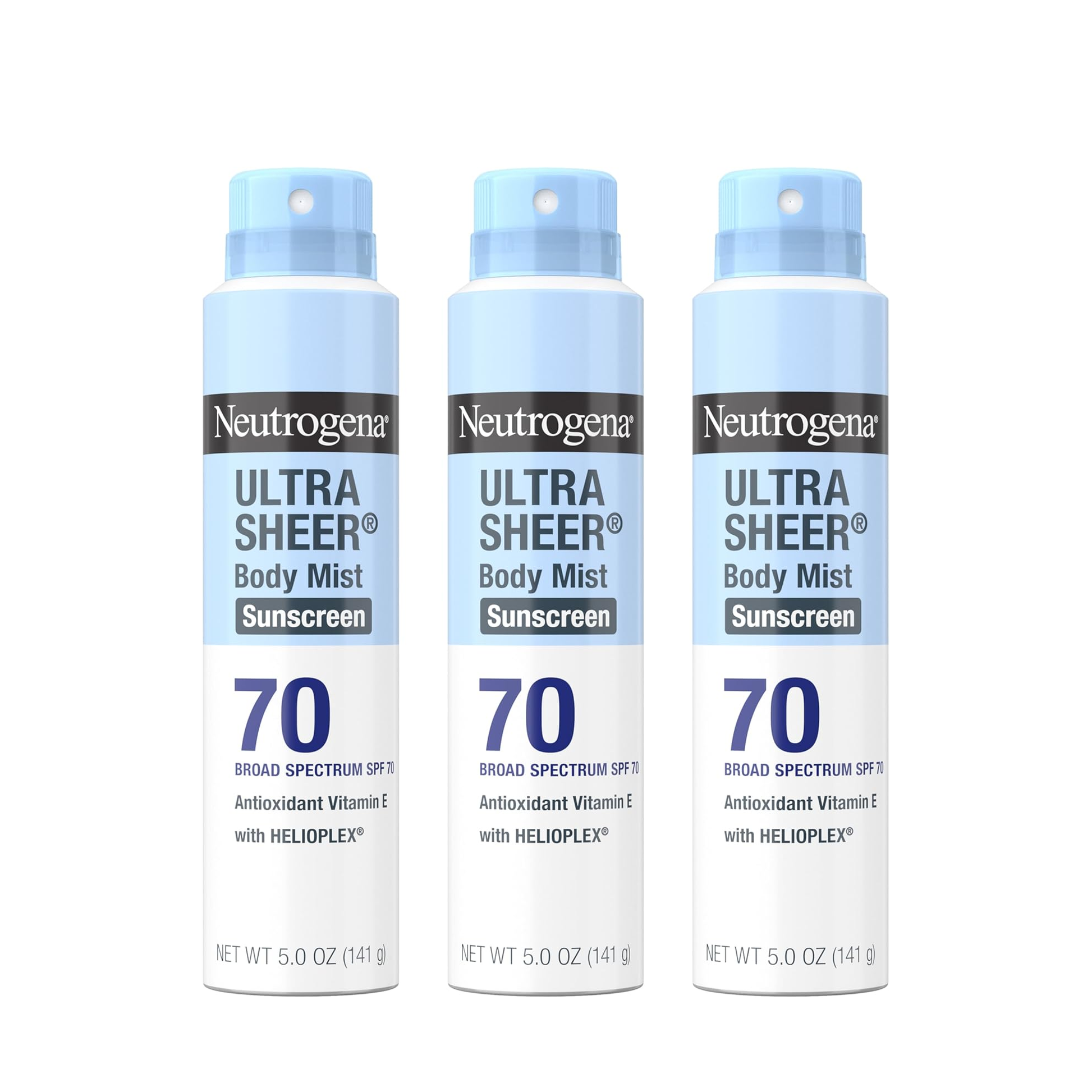 Ultra Sheer Body Mist Sunscreen Spray Broad Spectrum SPF 70