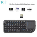 X1 2.4Ghz Mini Wireless Keyboard English/Es/Fr Keyboards with Touchpad for Android TV Box/Pc/Laptop