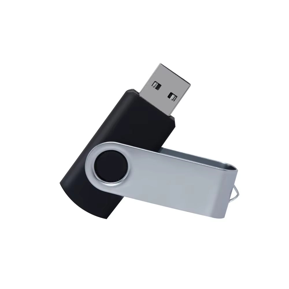 Флешка Usb 32GB Flash Drive 16 Giga Memory Stick Metal Jump Drive Swivel Pendrive Portable 64 128 GB Cle Usb 2.0 Pen Drives