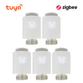 Tuya Zigbee3.0 Smart TRV Radiator Actuator Valve Thermostatic Radiator Valve Temperature Controller Support Alexa Google Home