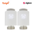 Tuya Zigbee3.0 Smart TRV Radiator Actuator Valve Thermostatic Radiator Valve Temperature Controller Support Alexa Google Home
