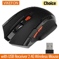 2.4G Wireless Mouse 1600DPI Optical Mouse Gamer for Computer 6 Buttons Wireless Mice with USB Receiver for PC Laptop Accessories