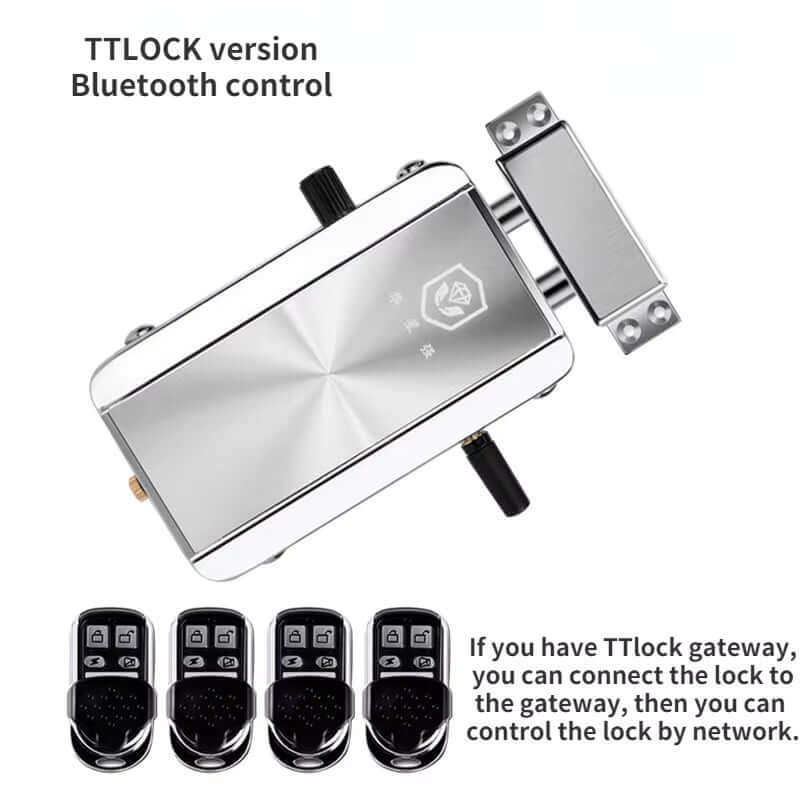 Tuya Wifi Remote Control Lock Ttlock Smart Door Lock Wireless Bluetooth Smart Lock Invisible Deadbolt Hidden Keyless Locks