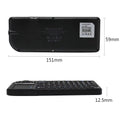 X1 2.4Ghz Mini Wireless Keyboard English/Es/Fr Keyboards with Touchpad for Android TV Box/Pc/Laptop