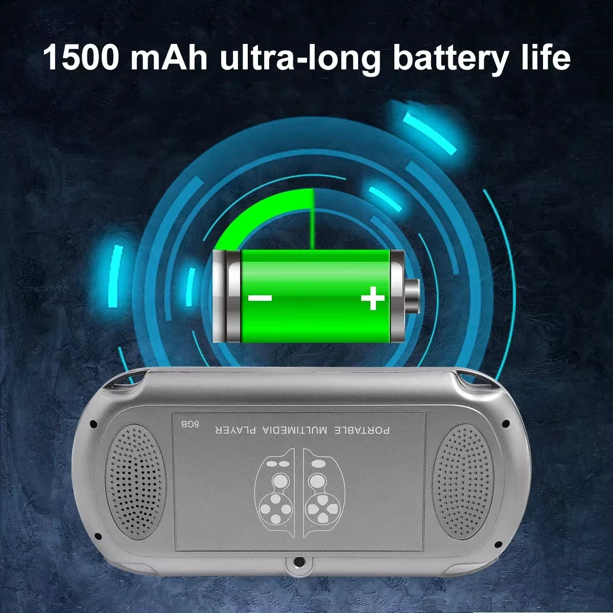 X7 4.3Inch Built-In 9000+ Games Handheld Game Console TFT Screen Video Game Player HD Game for GBA GBC NES GBC